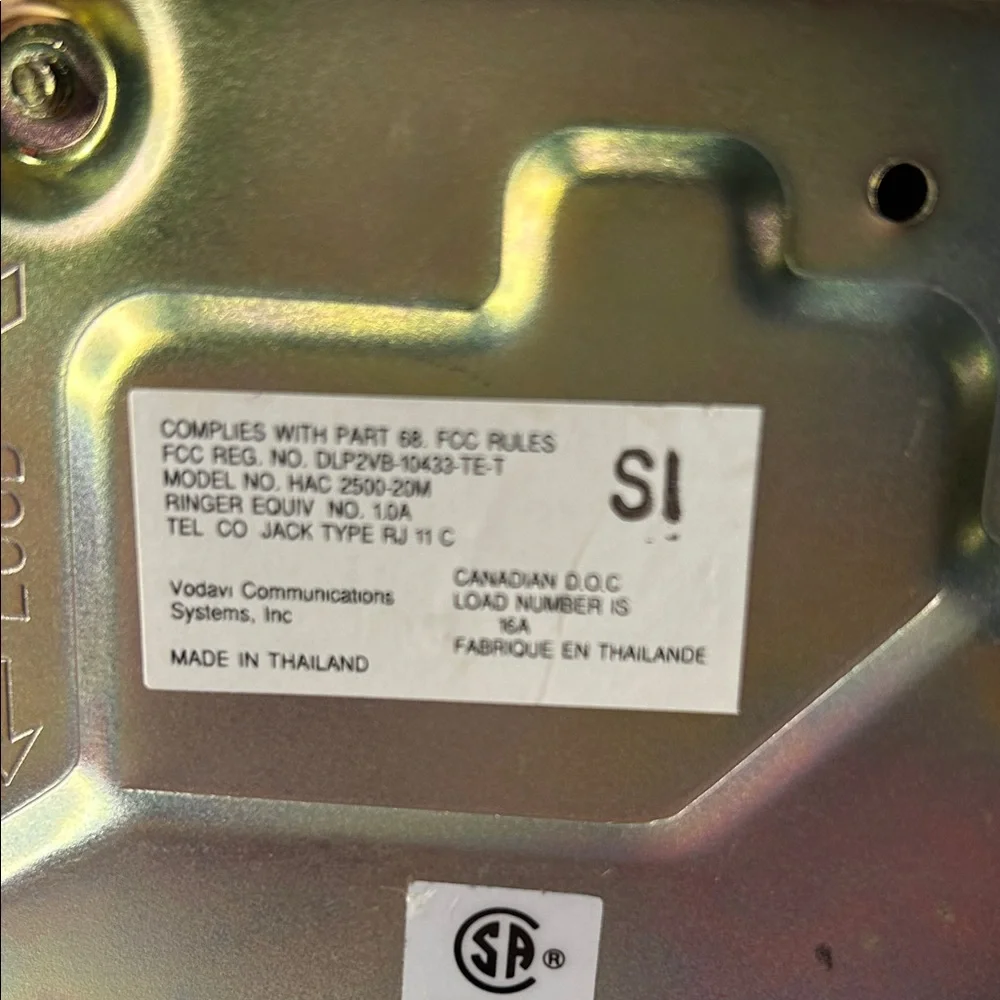 Vintage Beige Push Button Phone 1997 Starplus issue - Picture 6 of 7